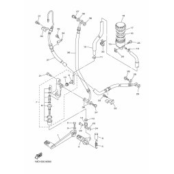 HALTER, BREMSSCHLAUCH 2