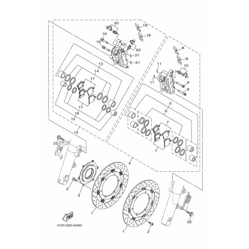 BREMSSATTEL-DICHTUNGSSATZ