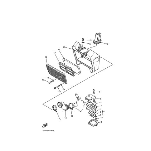 LUFTFILTERGEHAUSE KOMPL.