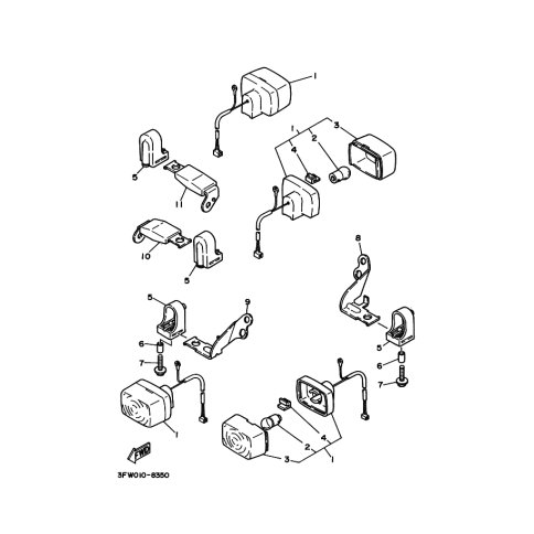 HINTERER BLINKER KOMPL. 2