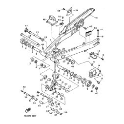 HINTERRADSCHWINGE KOMPL.