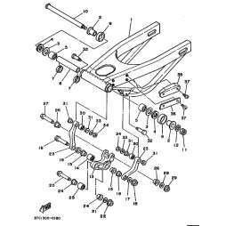 HINTERRADSCHWINGE KOMPL.