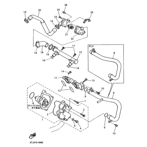 GEHAUSE, THERMOSTAT