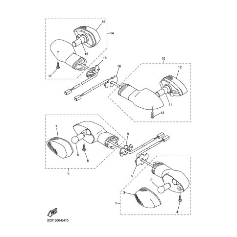GLUHLAMPE, BLINKER