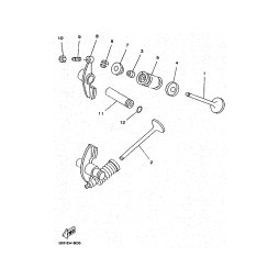 HALTER, VENTILFEDER