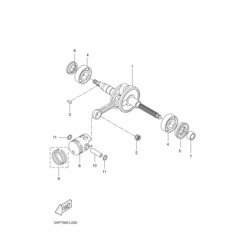 KOLBEN (STD)OHNE RINGE ETC.