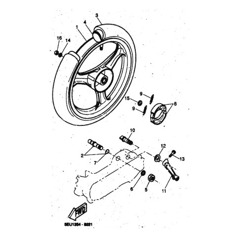 DAMPFER, MOTORAUFHANGUNG 2
